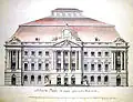 Proposed replacement building design in 1788