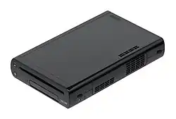 A Deluxe Set black Wii U console