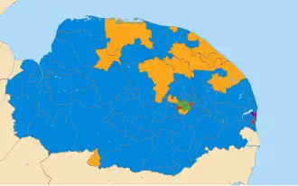 2009 results map