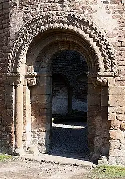 ...the entrance...