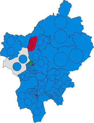 2021 results map