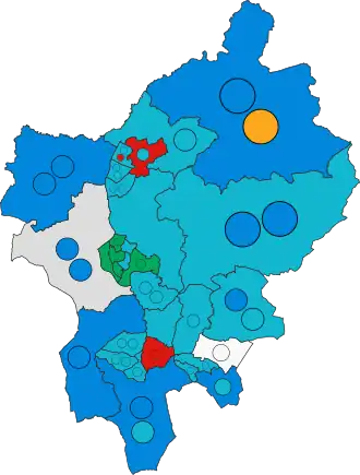2025 results map
