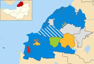 2007 results map