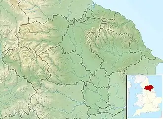 Redcar Bulk Terminal is located in North Yorkshire