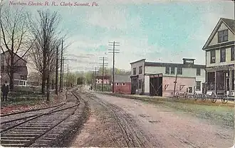 Northern Electric, Clarks Summit, PA, in 1908