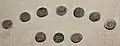 Sasanian silver coins from Central Asia, Northern Wei tomb