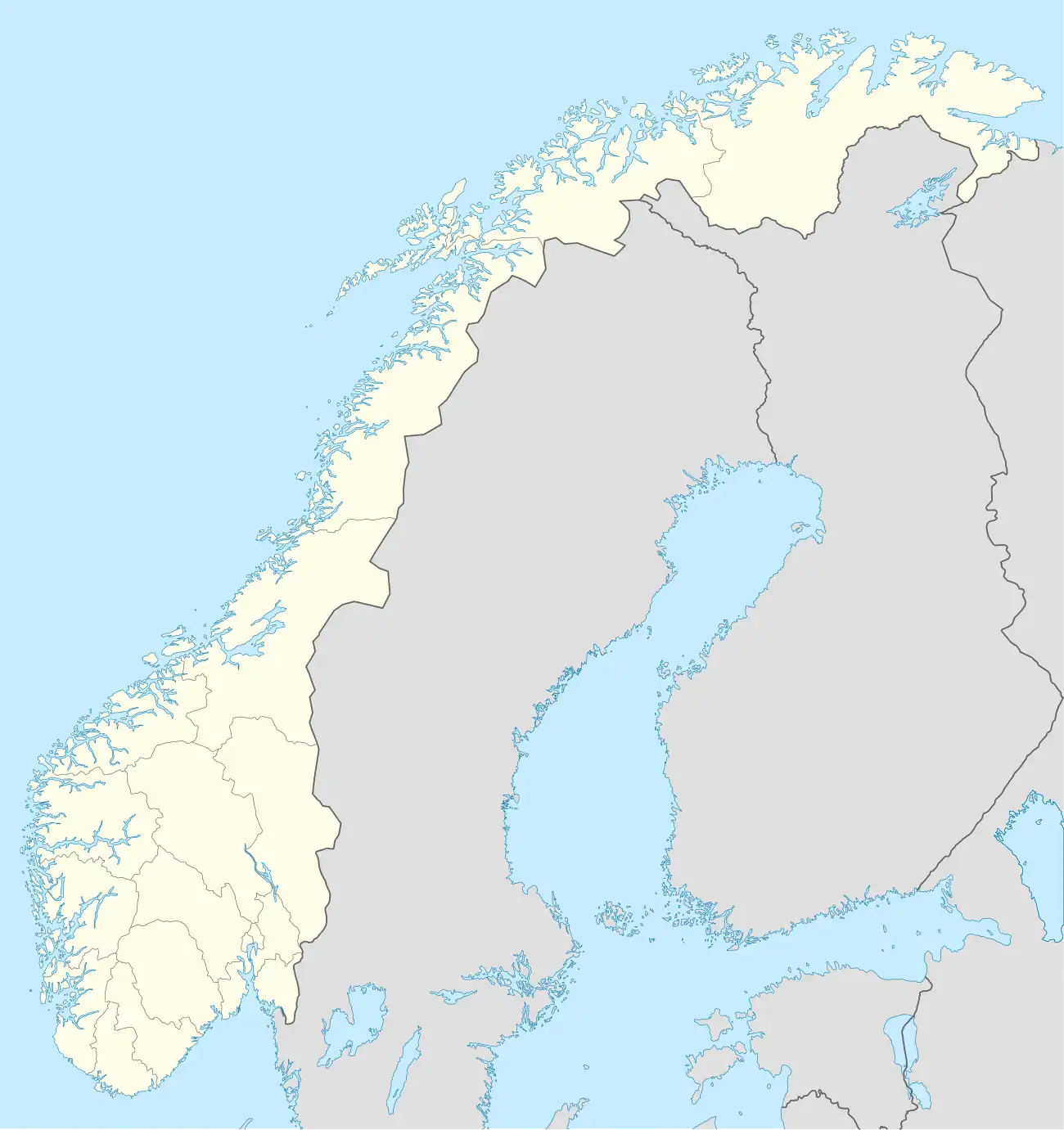 Map showing the location of Svarthola