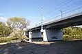 New railway bridge on Liwiec