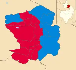 2010 results map
