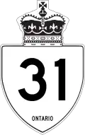 Highway 31 marker