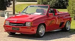 The Michalak Spider was inspired by the 1982 Corsa roadster concept car