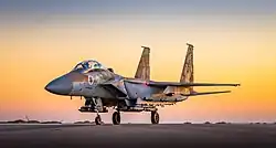 An F-15I Ra'am of 69 Squadron "Hammers" in May 2021 during Operation Guardian of the Walls