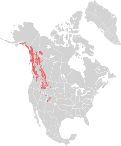 Map of range
