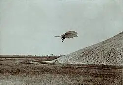Image 19Lilienthal in mid-flight, Berlin c. 1895. (from Aviation)