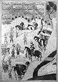 Ottoman troops (about 5,000 janissaries) led by Uluç Ali, then Pasha of Algiers, marching on Tunis in 1569.