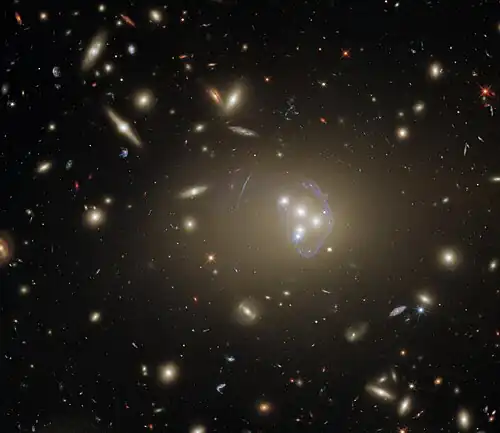 This detailed image features Abell 3827.[8]