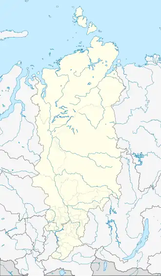 Logancha crater is located in Krasnoyarsk Krai