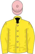 Yellow, pink cap
