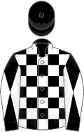 Black and white check, diabolo on sleeves
