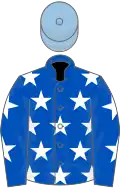 Royal Blue, White stars, Light Blue cap