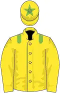 Yellow, light green epaulets, star on cap