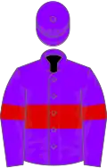Violet, red hoop and armlets