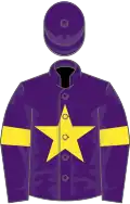 Purple, yellow star and armlets