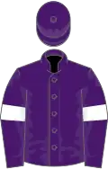 Purple, white armlets