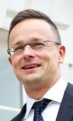 Hungary Péter Szijjártó Minister of Foreign Affairs and Trade