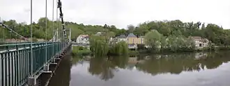 The bridge in Bonneuil-Matours