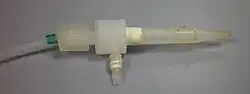 A teflon PFA concentric nebulizer.