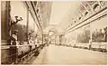 1901 image of the Galerie des Batailles at the Palace of Versailles; Terasaki Takeo&nbsp;[ja], artist of painting #45, included an image in a report in which he cited Napoleon's "triumphal appropriation" of mural painting for nation-building purposes[5]