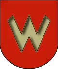 Coat of arms of the municipality of Osięciny.