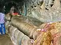 Reclining Vishnu at Undavalli.