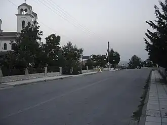 The main street of Palaio Keramidi
