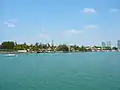 Palm Island as seen from Hibiscus Island