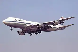 Image 56A Boeing 747 in 1978 operated by Pan Am. (from Aviation)