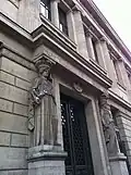 Late-19C portal of the extension at 83, boulevard Saint-Germain