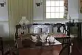 Parlor, where tea, an expensive item in that day, was served