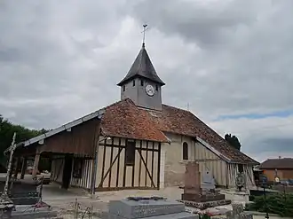 The church in Pars-lès-Chavanges