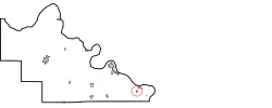 Location of Oak Grove, Pawnee County, Oklahoma