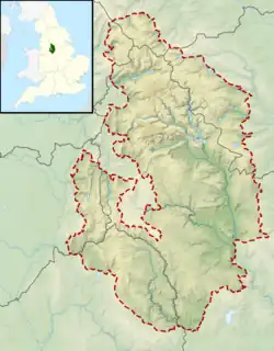 Cheeks Hill is located in the Peak District