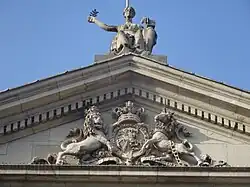 Detail of pediment