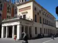 South loggia and the east facade