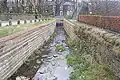 Downstream to the railway line