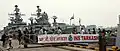 People visiting INS vessels as a part of Navy Day 2015 celebrations