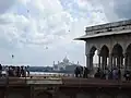 The Taj Mahal.