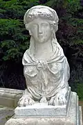 Sphinx depicting winter