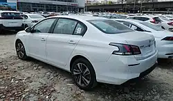 Peugeot 408 II, first facelift (rear)