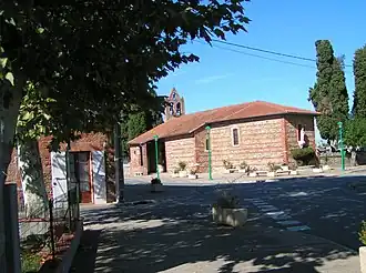 The church in Peyssies
